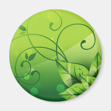 Elegant Ivy Fridge Magnets