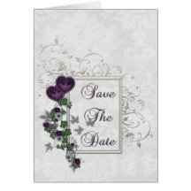 Elegant Ivy Wedding Suite Save the Date Greeting Cards