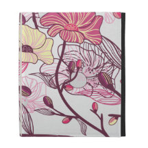 Elegant Japanese Flowers iPad Cases