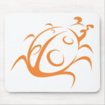 Elegant Ladybug Tattoo Style mousepads