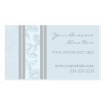 Elegant Light Blue Floral Business Cards