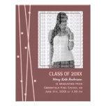 Elegant Lines and Dots Graduation Personalized Invitation