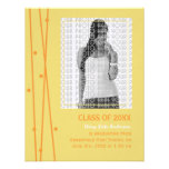Elegant Lines and Dots Graduation Invitation