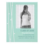 Elegant Lines and Dots Graduation Custom Announcement