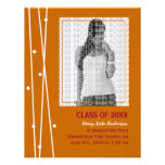 Elegant Lines and Dots Graduation Personalized Invitation