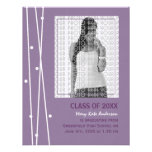 Elegant Lines and Dots Graduation Invites
