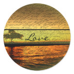 Elegant Love Wedding Stickers