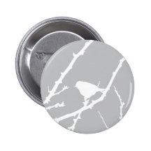 Elegant Minimalist Bird Silhouette Pins