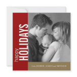 Elegant Modern Happy Holidays Card invitations