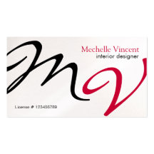 Elegant / Modern Interior Design Business Cards
