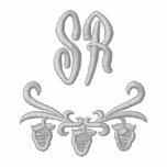 Elegant Monogram Initials Embroidered Shirt embroidered shirts