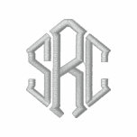 Elegant Monogram Initials Embroidered Shirt embroidered shirts