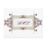 elegant monogram postcards