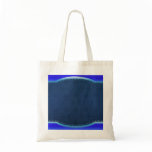 Elegant navy blue damask bags