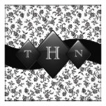 Elegant Onyx Wedding Invitation