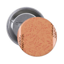 Elegant Orange swirl birthday gift Pins