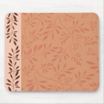 Elegant Orange swirl wedding gift mousepads