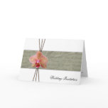 Elegant Orchid Wedding Invitation cards