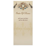 Elegant Peacock Wedding Ceremony Programs invitations