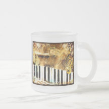 Elegant Piano Music & Notes Mug
