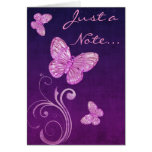 "Elegant Pink Butterfly" Beautiful Expressions cards