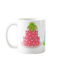 Elegant Polka Dot Cakes mugs