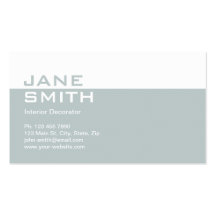 Elegant Professional Interior Design Decorator Business Cards