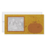 Elegant Pumpkin Photo Card