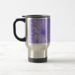 Elegant purple lillies travel commuter mugs & cups