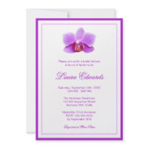 Elegant Purple Orchid Bridal Shower
