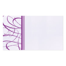 Elegant Purple Table Seating/Place Card Business Cards