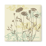 Elegant Queen Anne's Lace Gift Magnet