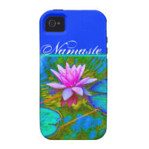Elegant Reflections Namaste Yoga Lotus iPhone 4 Cases
