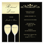 Elegant Rehearsal Dinner Invitation