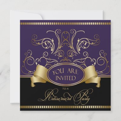 Retirement Party Invitations on Retirement Party Invitation That Is Perfect For The Retirement Party