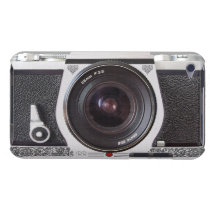 Elegant Retro Camera Scroll on iPod Touch CaseMate