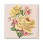 Elegant Rose Bouquet Magnets