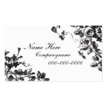 Elegant Rose Design Business,Profile Card Business Cards