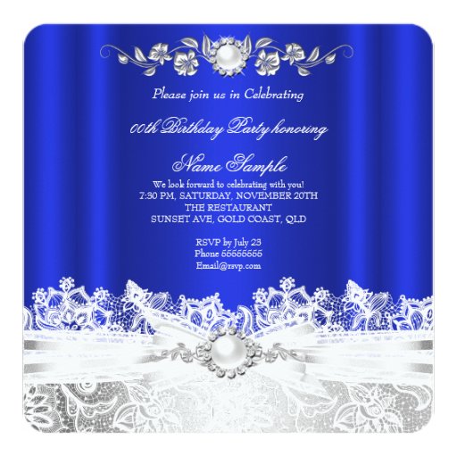 Royal Blue And White Birthday Invitations, 500 Royal Blue And White Birthday Invites ... Royal Blue And White Birthday Invitations, 500 Royal Blue And White Birthday Invites ...