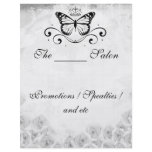 Elegant Royal Butterfly Beverage flyers