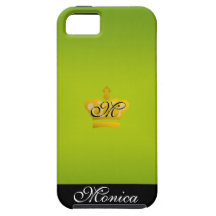 Elegant Royal Crown Green Iphone 5 Case Custom