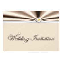 Elegant Satin Silky WEDDING INVITATION