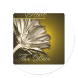 Elegant Save the Date stickers
