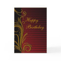 Elegant Scroll Design cards