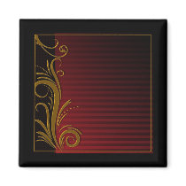 Elegant Scroll Design Magnet