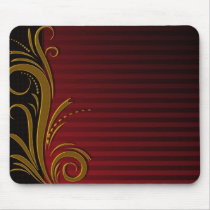 Elegant Scroll Design Mouse Pads