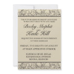 Elegant Skull Invitation