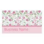 Elegant Stylist Salon Hairdresser Floral Pattern Business Card