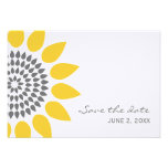 Elegant Sunflower Save the Date Invite
