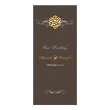 Elegant Sunflowers & Daisies Bouquet Wedding Personalized Invites